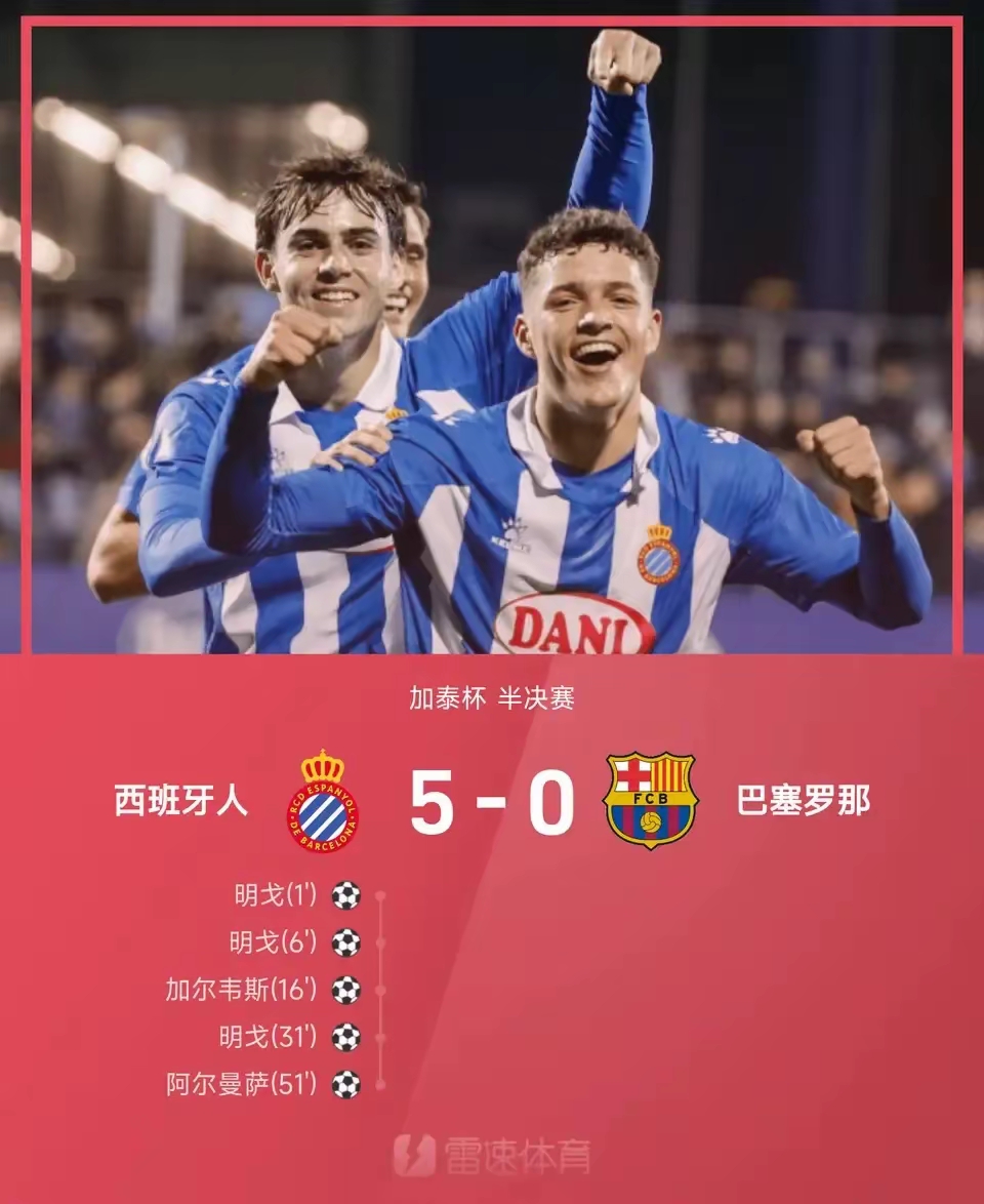 巴塞罗那迎战西班牙人，双方志在必胜